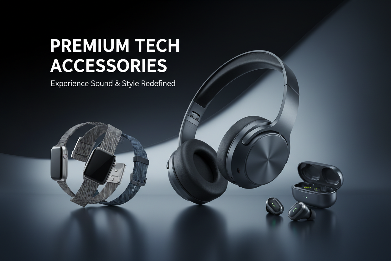 Premium Tech Accessories Hero Banner